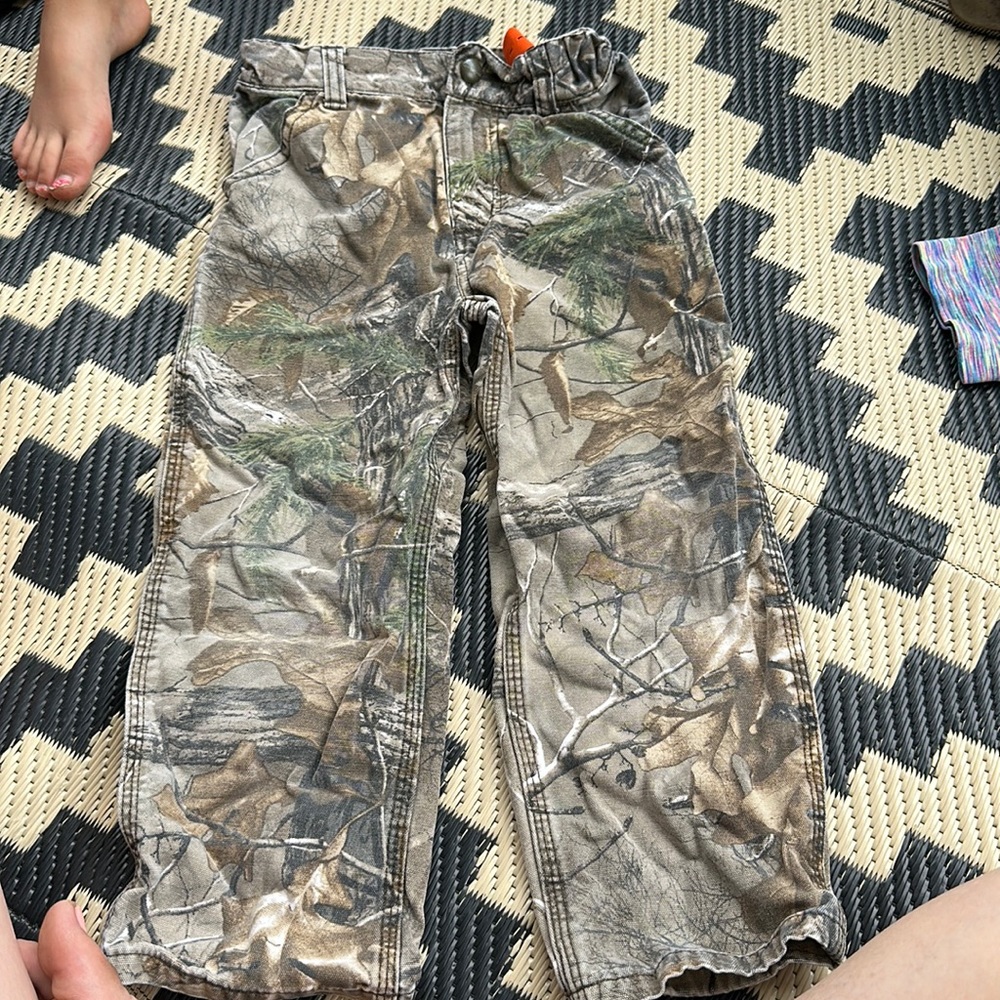Carhart boys camo pants
